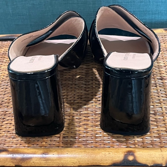 Kate Spade Black Patent Heeled Sandals - Picture 2 of 7
